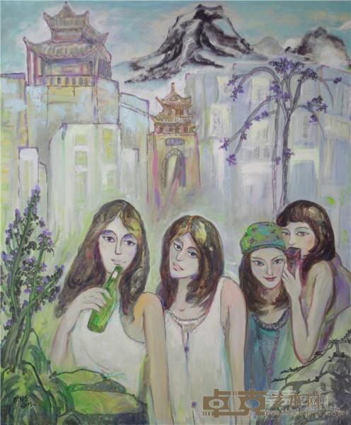 《云中行系列之六十二》  刘春冰 150x180cm 2015年 布面油画