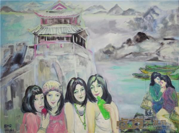 《云中行系列之四》  刘春冰 90x130cm 2015年 布面油画