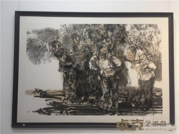 《大山深处》  张春新 200x140cm  中国画