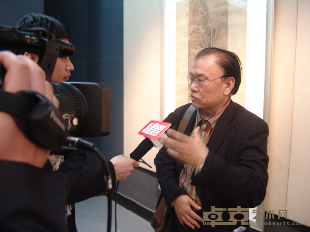 安徽省美协主席张松接受采访