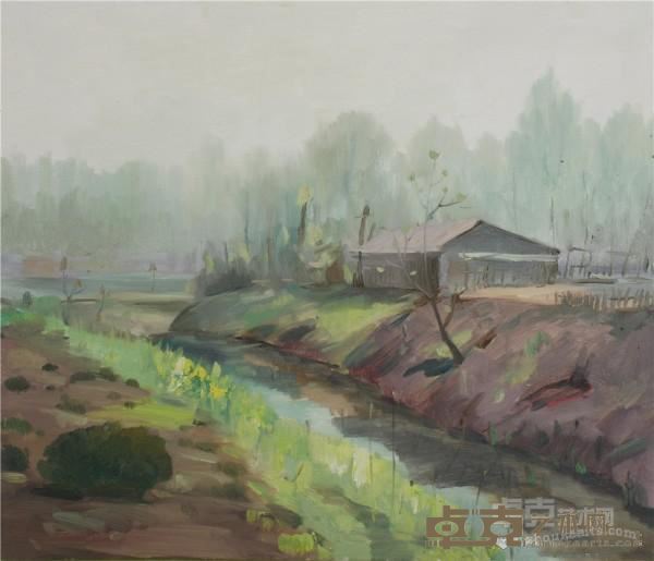 《新丝绸之路江南系列-春》  刘文斌 60×80cm 2011年 布面油彩