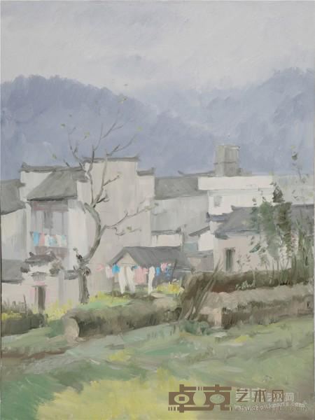《新丝绸之路江南系列-油菜花》  刘文斌 60×80cm 2010年 布面油彩