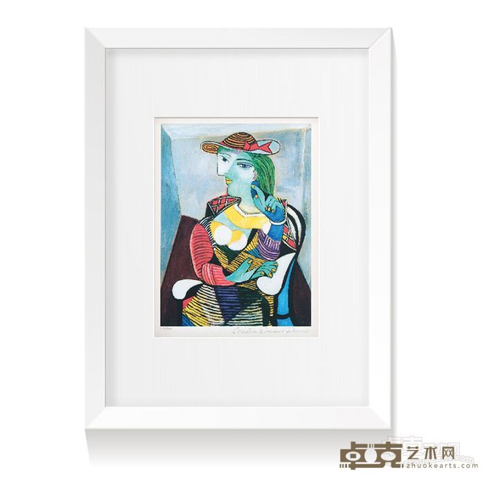 毕加索《坐着的女人》