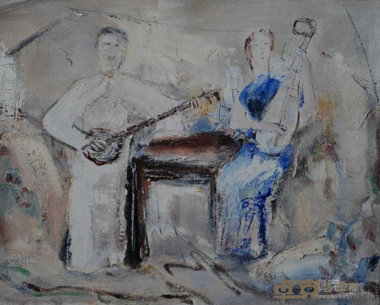 沈俊杰 《江南印象之一》 40X50cm布面油彩2014