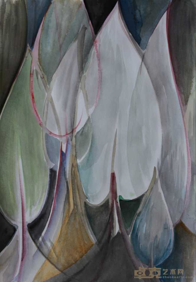 刘平 《树-10》26·5X38cm纸本丙烯2016