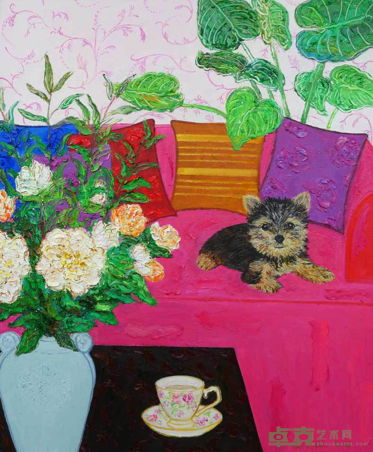 罗一兰 午后小憩之八  65x80cm