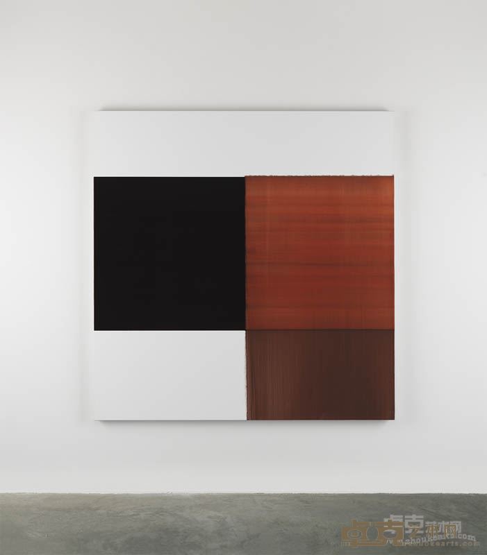 卡拉莫·伊尼斯 画曝湖红 2014 亚麻布油画 180 x 175 cm