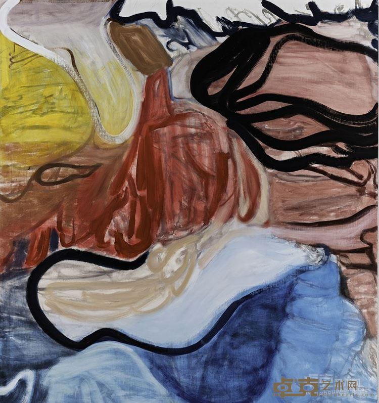 丽莲·托马斯寇 明智的红 2015 亚麻布油画 193 x 177.8 cm