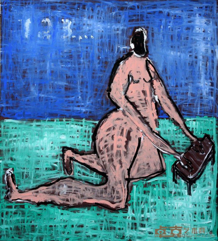 杨起 《旋律》 200×180cm 布面炳烯 2007
