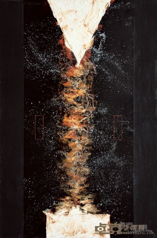 张国龙 《象·黑》  300×200cm  综合材料  2010