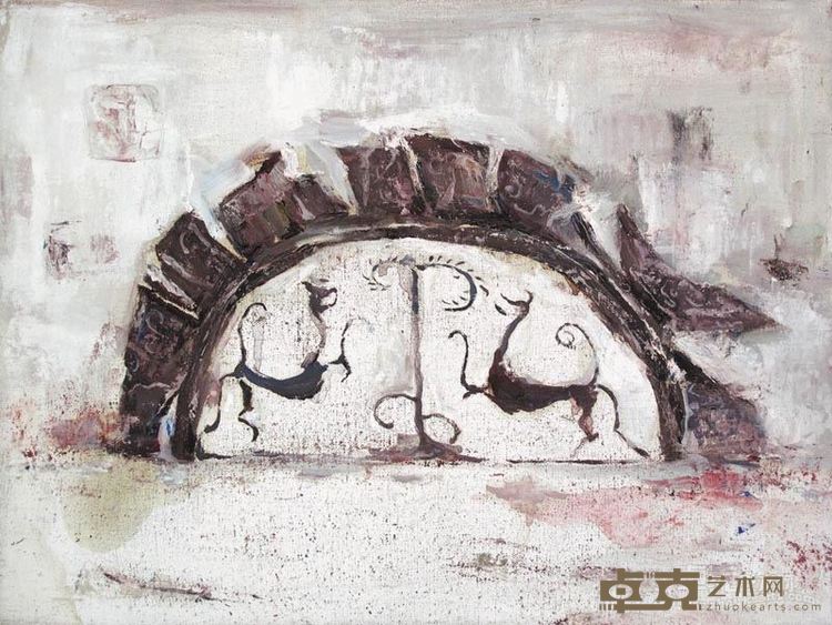远去的瓦当-5(30X40cm)