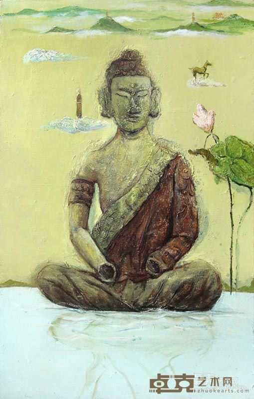 坐化(100X156cm)