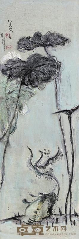 八大山人心解·荷-8(30X90cm)