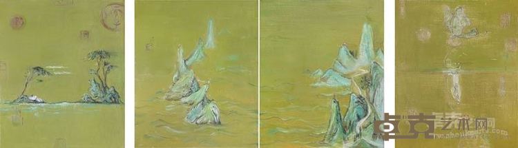 庄周梦蝶·一套全(200X60cm)