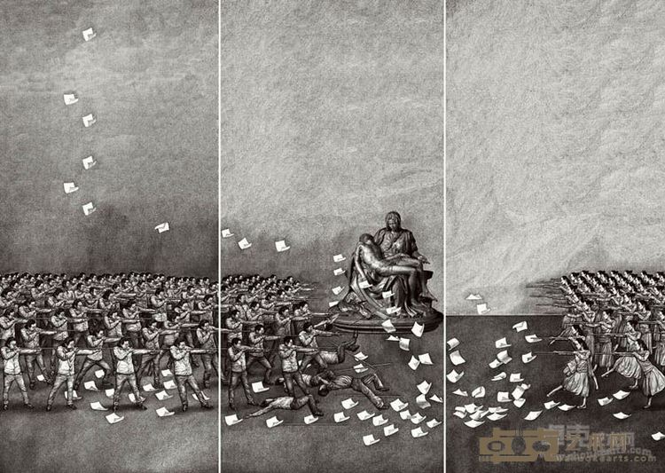 舞台系列No.1 65x95cm 平版 2013年