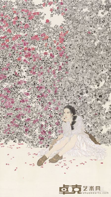黄冰迪　花事　200x120cm　2016