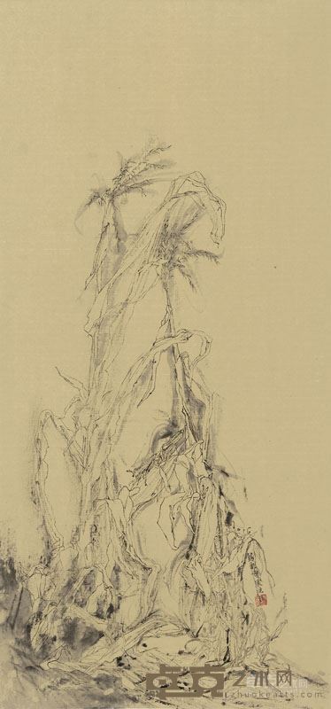阿尔谢尼 太行山的玉米   96x46cm 2016