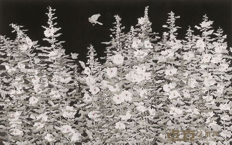 刘毅 山花无界之五 174x291cm 2017年