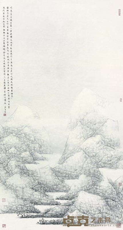 川光茫茫风景暮，178×96cm,2015