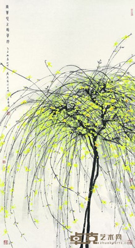青黄堤上醉华纱，178×96cm,2015