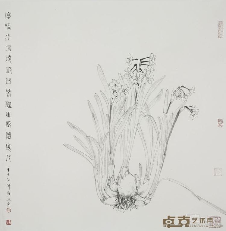 停杯飞唱凌波曲，68×68,2014年