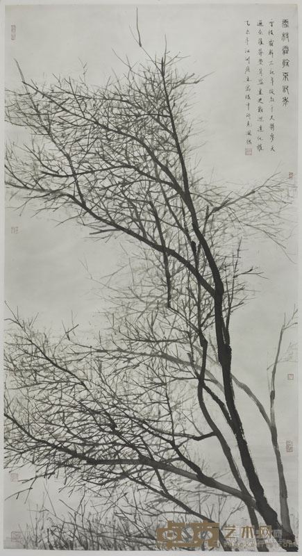 雪枝霜干不记年，178×96cm,2015