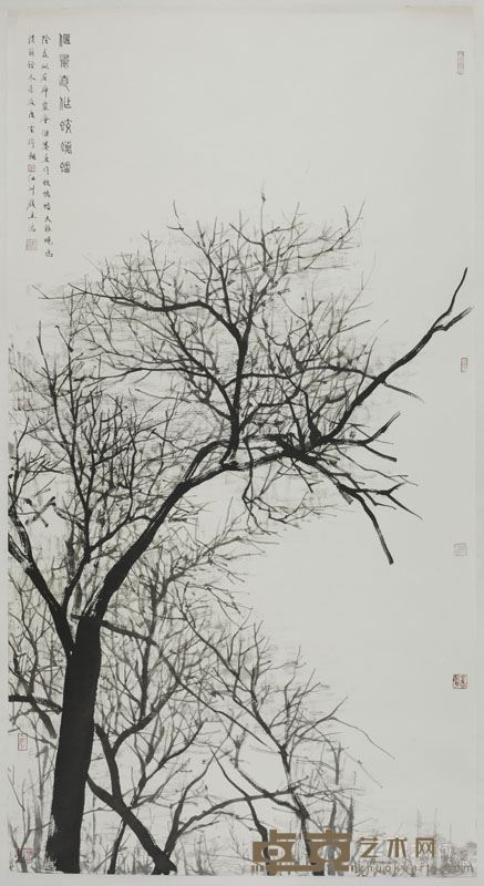偃蹇直作蛟螭蟠，178×96cm,2015