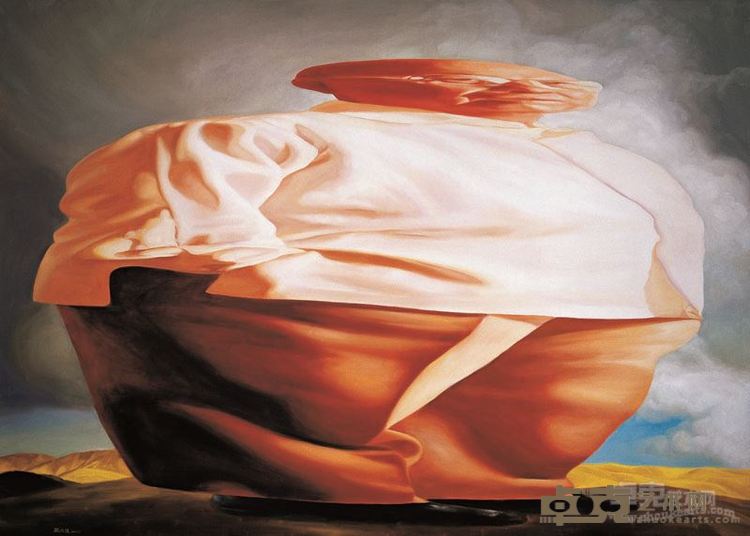 张洪菠 《大了no30 》 150╳200cm 布面油画 2007年