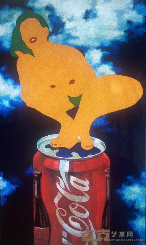 张洪菠 《国际口味》 110160cm 布面油画 1996年