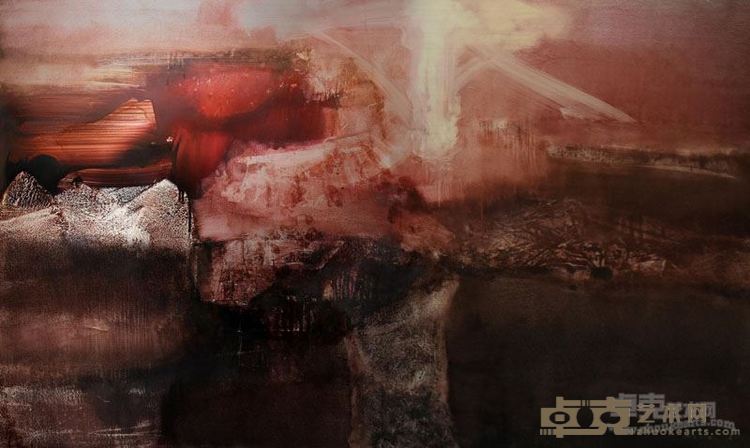 家园系列-唱  120x70cm 铝板油画