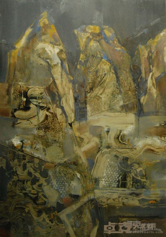 家园系列-鸟鸣山幽 120x70cm 铝板油画