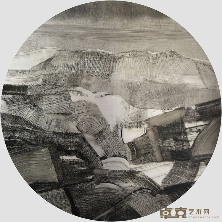 （同济大学）何伟——2015年-板面油画《中国视镜》 (2) 120cm╳120cm