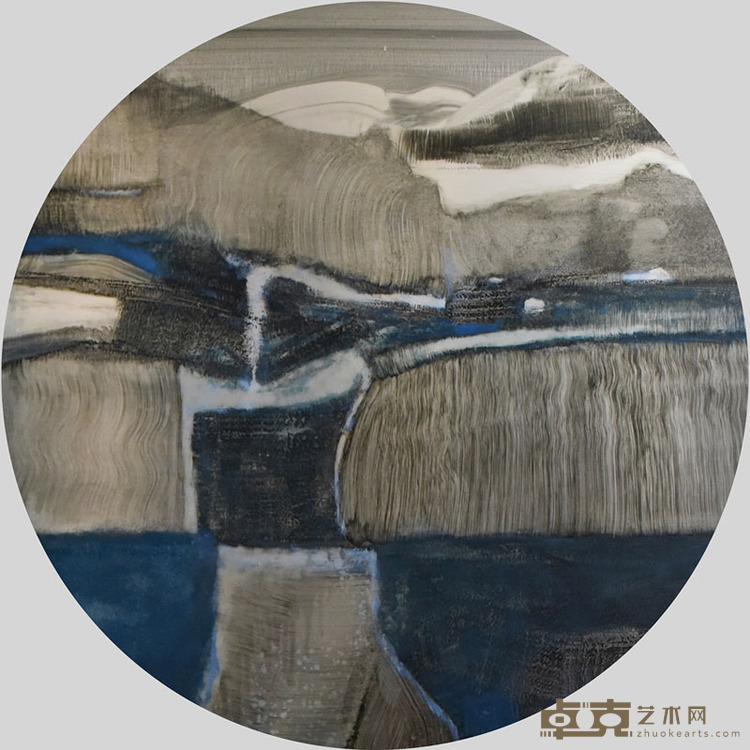 （同济大学）何伟——2015年-板面油画《中国视镜》 (8) 120cm╳120cm