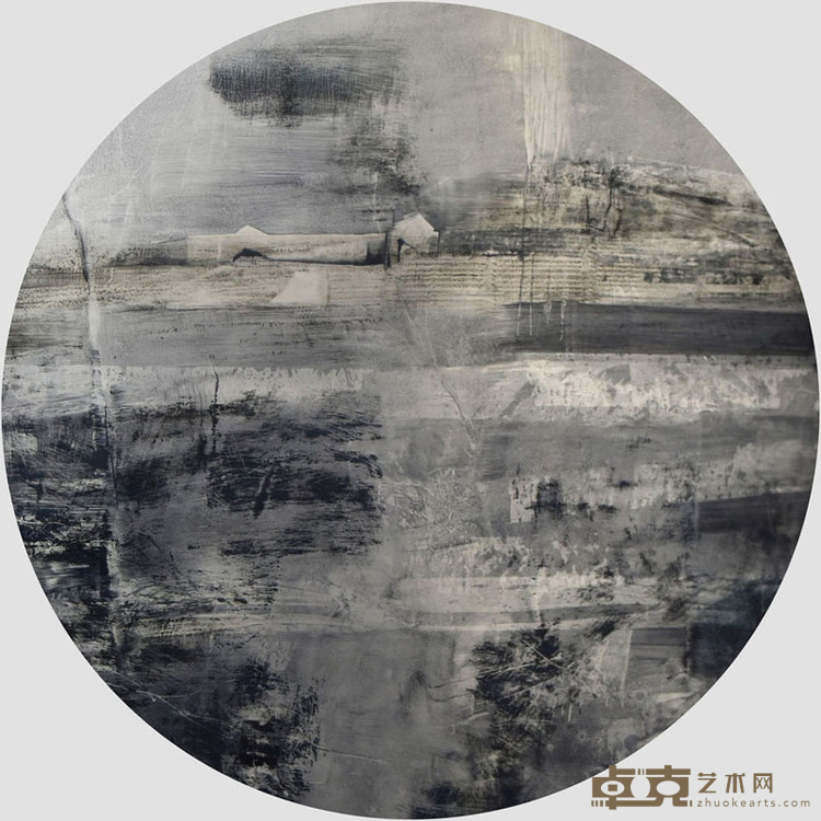 （同济大学）何伟——2015年-板面油画《中国视镜》(12)120cm╳120cm