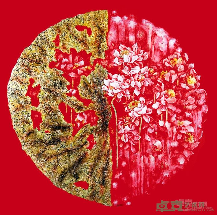 《满月》150×150cm2009