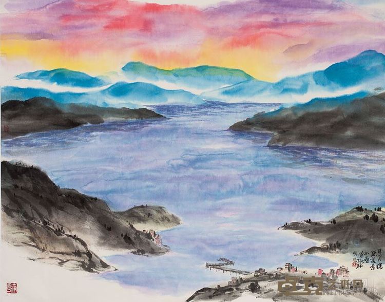 日月瑞照美景如畫  183x146 cm 2014