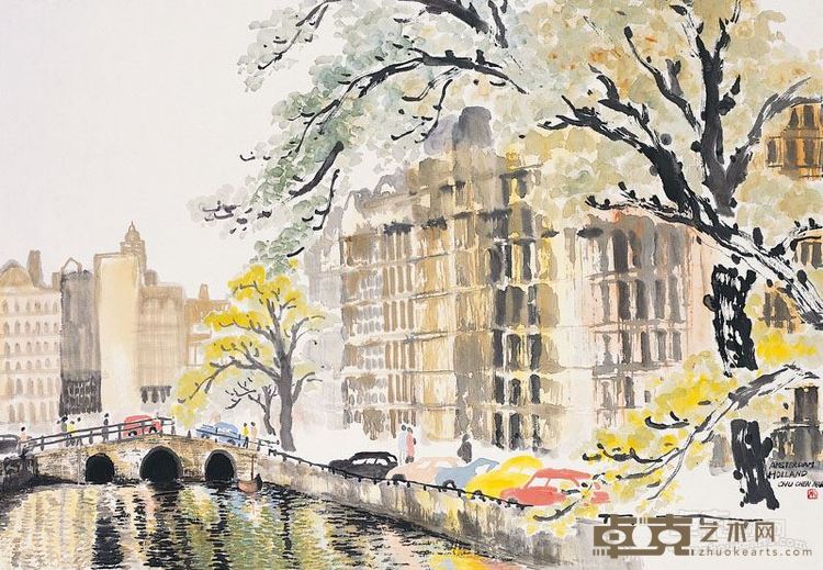 阿姆斯特丹寫意  60x90cm 2002