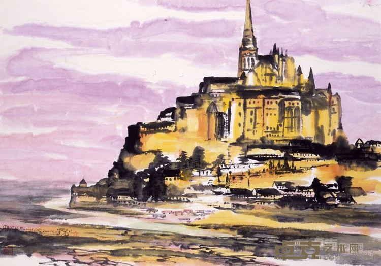 聖米歇爾古堡 100 x 68cm 2008