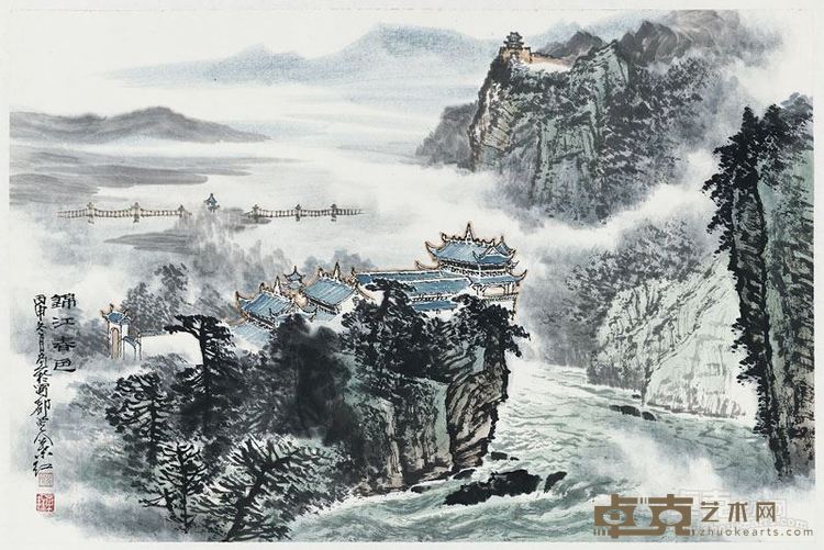 姚叶红  锦江春色