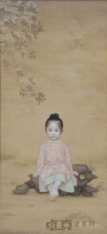 归燕 178×80cm 布面油画 万里 2015年