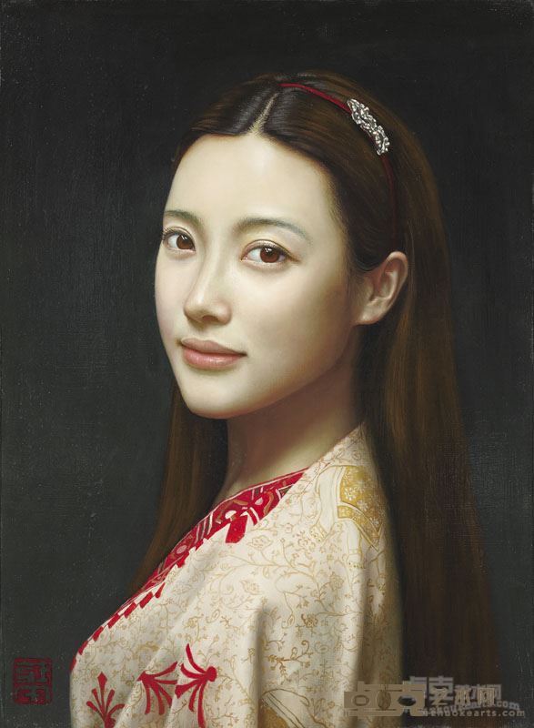 回眸 45×33cm 布面油画 庄午 2014年