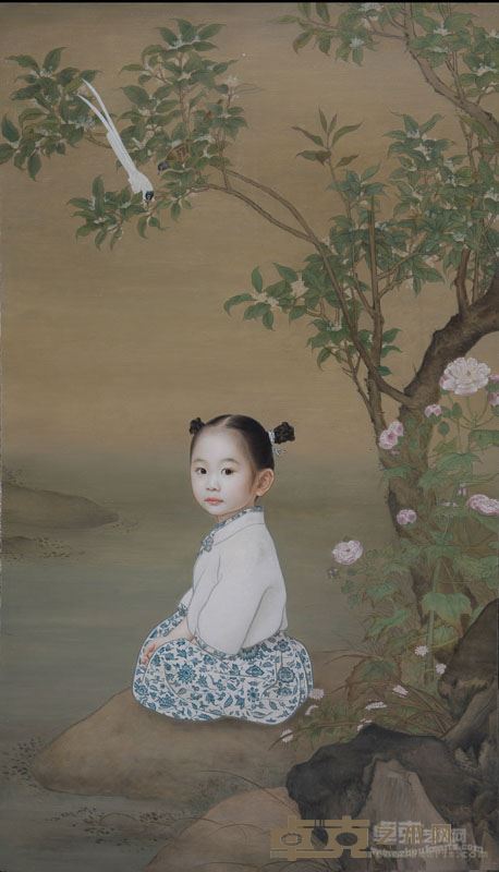 溪边 160×90cm 布面油画 万里 2016年