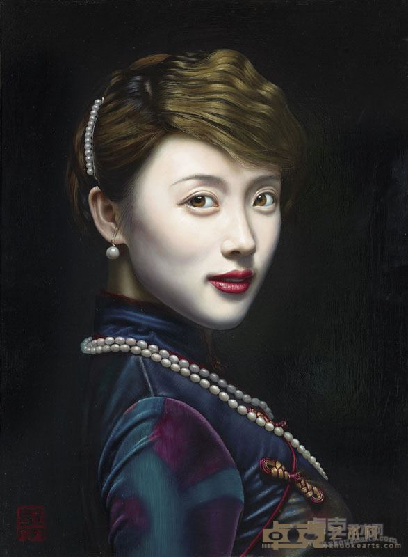 子轩 45×33cm 布面油画 庄午 2015年