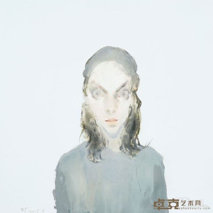 曾朴 2015hear 36  布面油彩 35X35cm