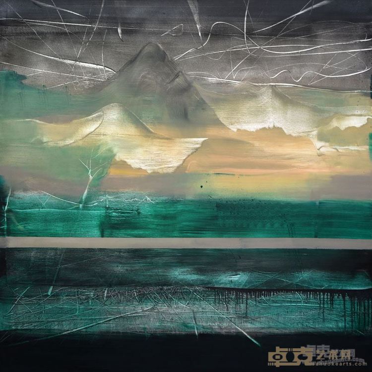 何伟 2017《家园系列 No.1》布面油画150cm×150cm