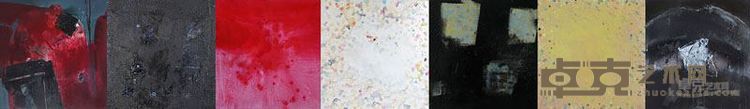胡玲 温度 50x350cm 丙烯油彩