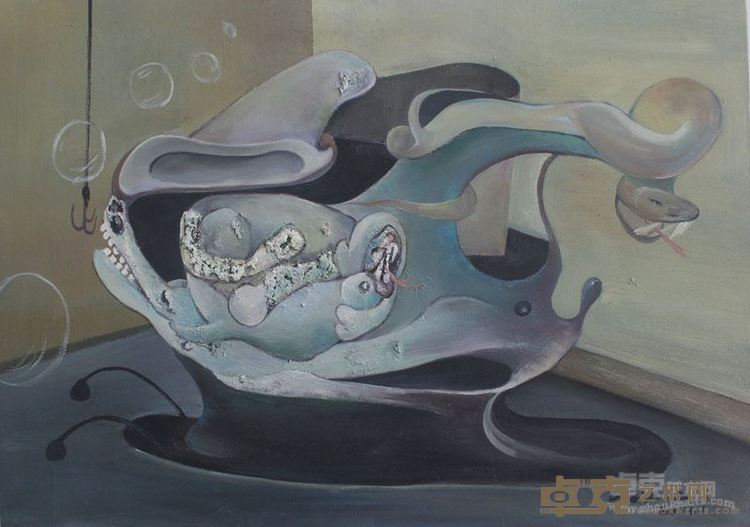 寻找诱饵 2014年  60cm×80cm