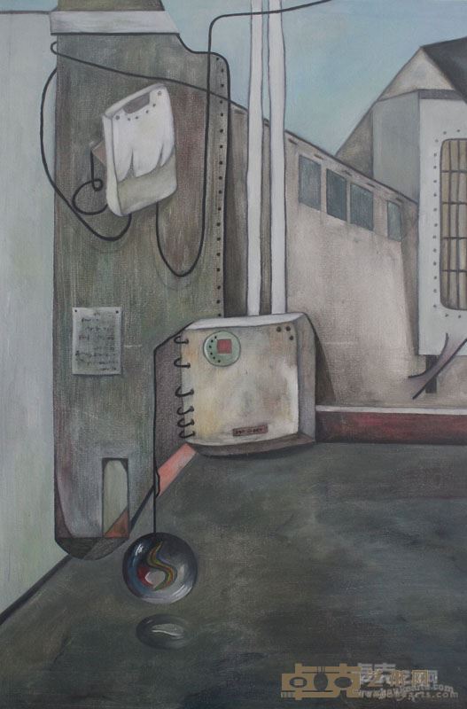 旧墙之上 2015年 60cm×90cm