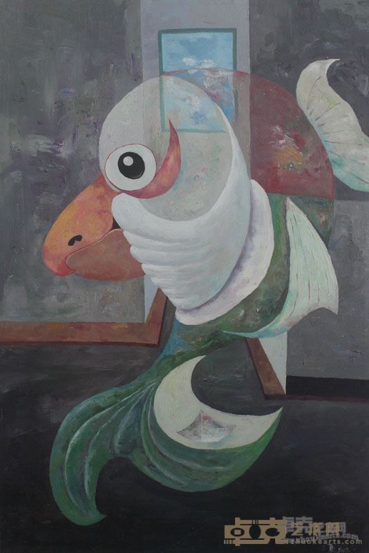 视窗外而不见系列1        2012年 130cm×90cm