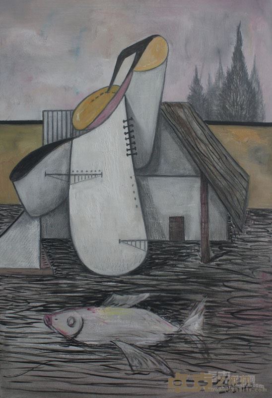 寻找那片净土系列2         2015年 55cm×80cm